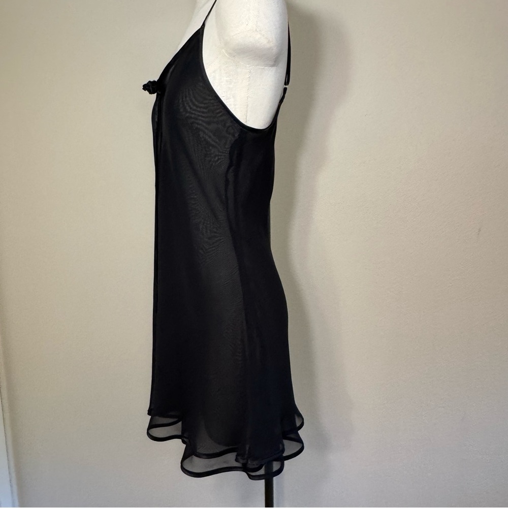 Frederick’s Of Hollywood Sheer Black Lingerie Nightgown - Picture 11 of 16